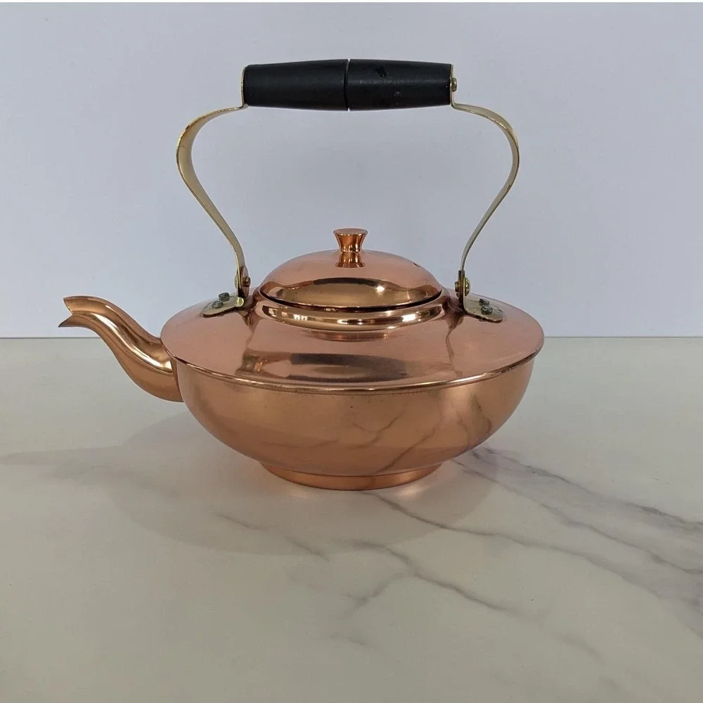 Vintage Unused Copper Kettle